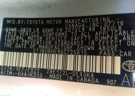 2T1BURHE9GC725615